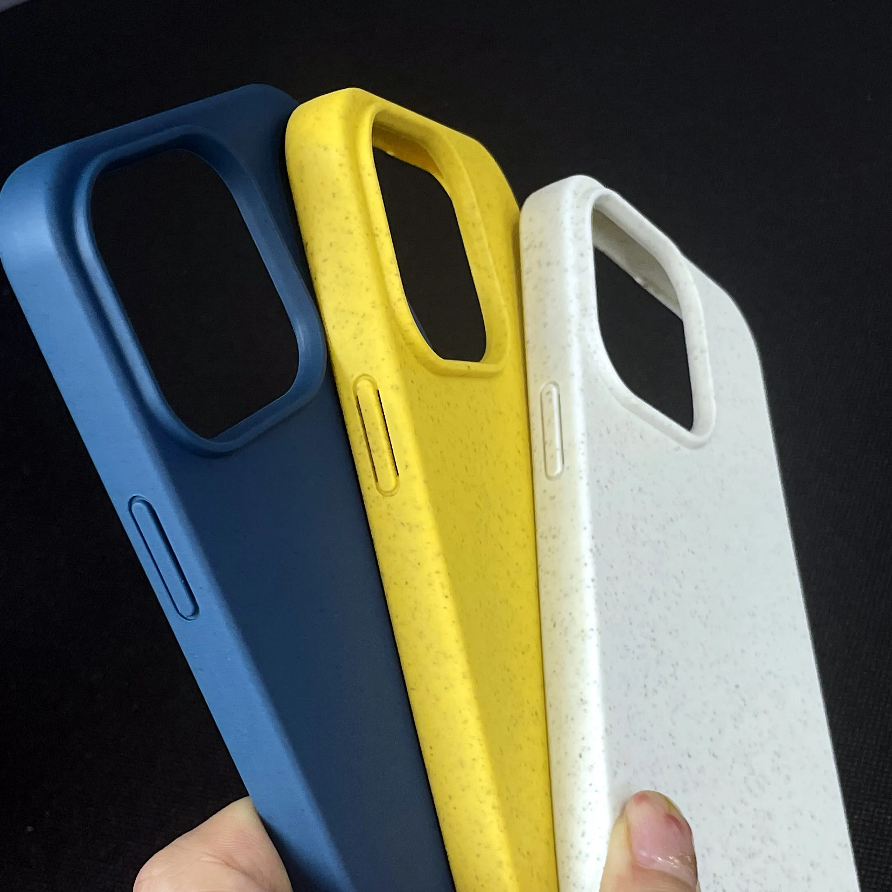 Custom Logo Compostable Phone Cover for iPhone 14 Pro Recycled Mobile Phone Shell for iPhone 13 Pro Max Biodegradable Phone Case