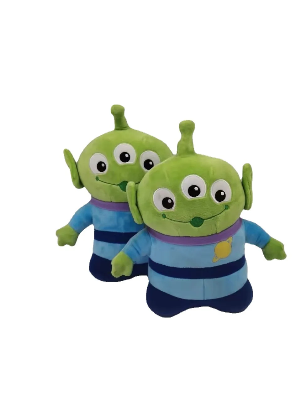 Custom Plush Toy Factory Wholesale Sales Soft Stuffed Alien Toy Story  Three-Eyed Doll Birthday Gifts Cotton Fabric PP Filling