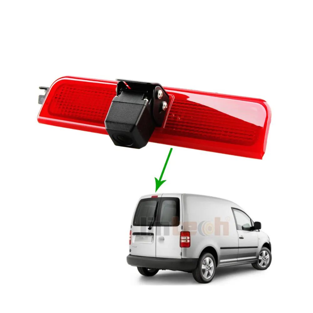 3ª câmera de visão traseira com montagem de luz de freio para VW Caddy 2003-2015