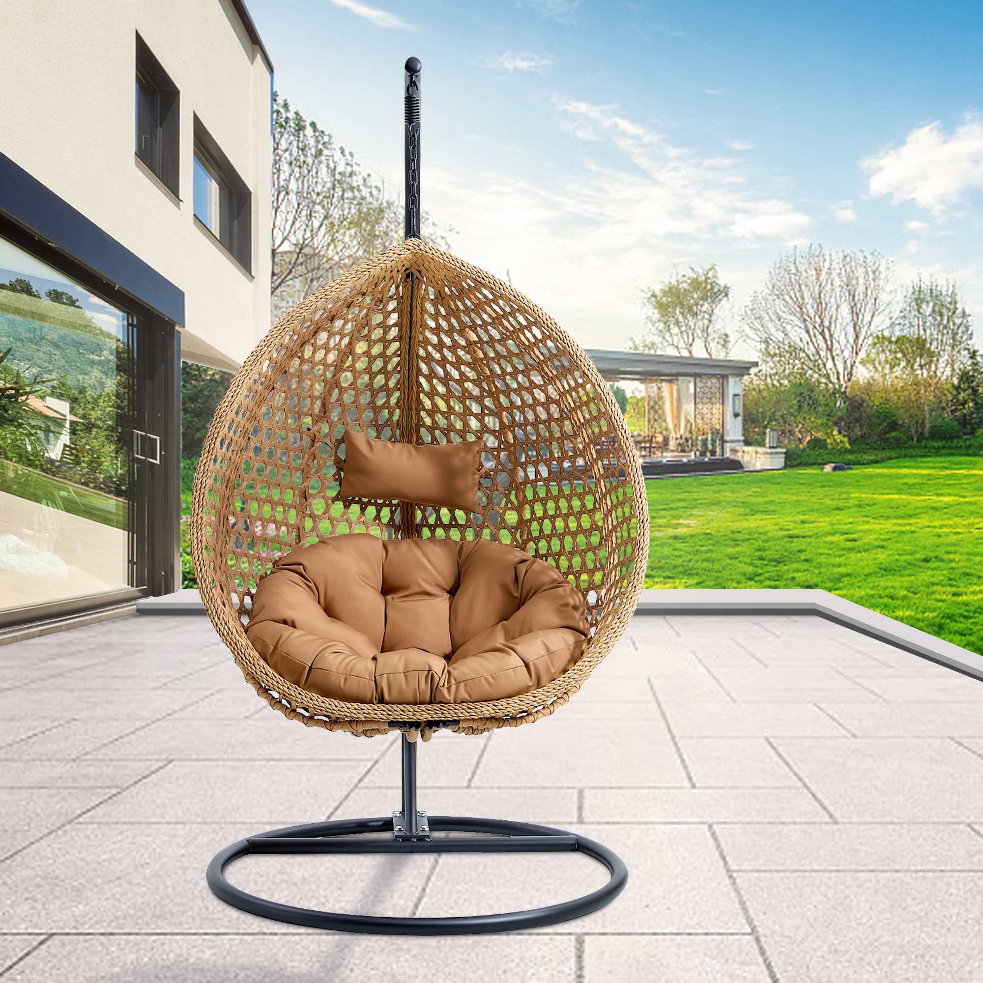 Hanging Pod Egg Chair Rathwood Furniture Hanging Pod Swing Chair
