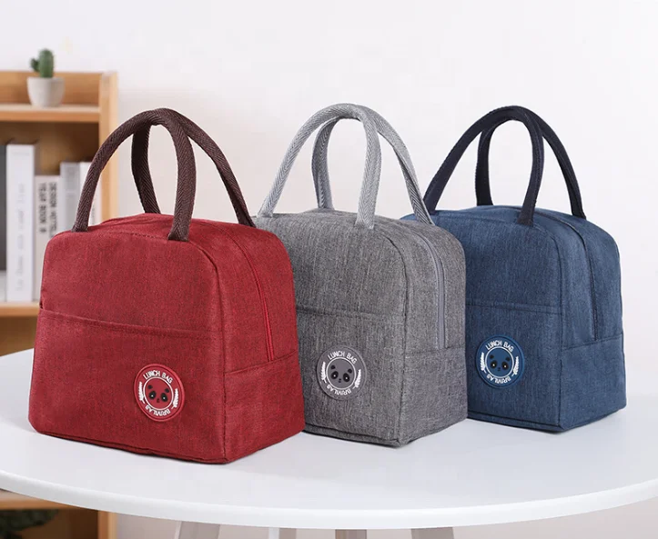 Сумка-холодильник для ланча, теплоизолированные пищевые пакеты, Портативный Ланч-бокс для пикника для мужчин, женщин и детей