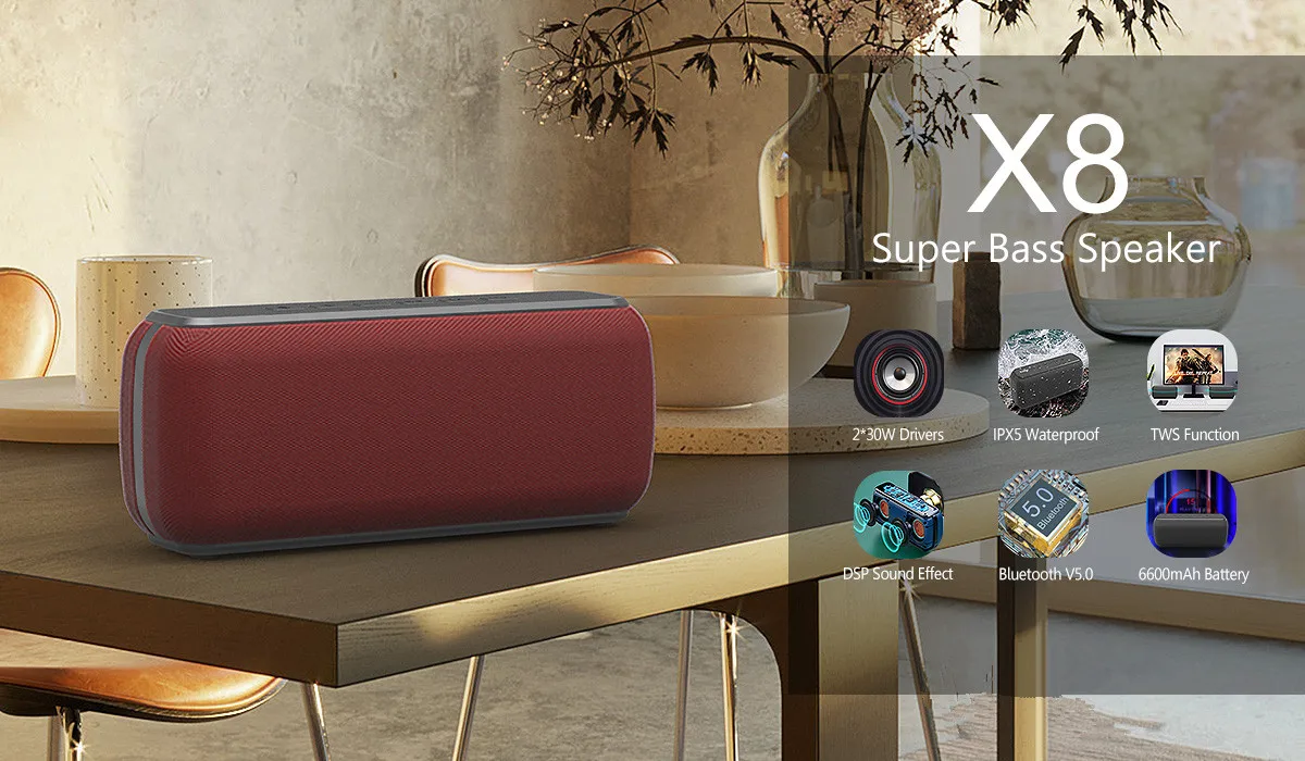 2021 XDOBO Official Manufacturer Mini Portable Wireless Bluetooth Outdoor Home Theater Speaker Waterproof Speaker - ANKUX.COM
