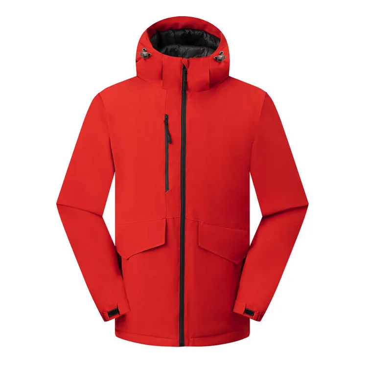 Custom Logo Waterproof Windbreaker Zipper Jacket Men's Polyester Breathable Fabric Outdoor Jacket Wi