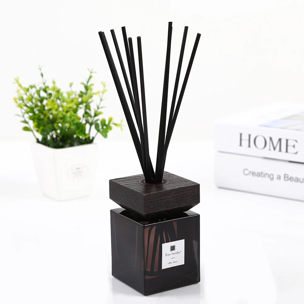 product odmoem customizable brand logo reed diffuser fireless aromatherapy fiber stick air freshener with factory price-7