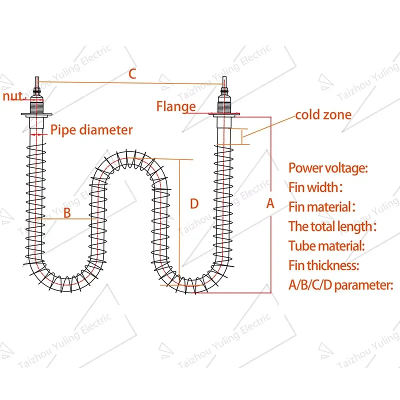 Finned Tubular Heater