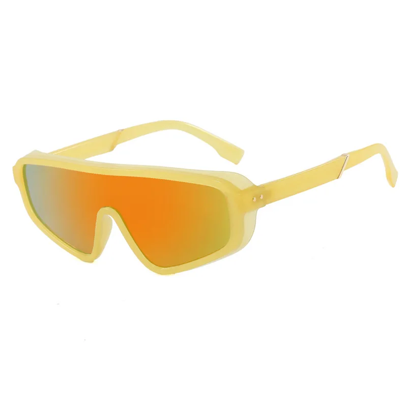 Lmamba Y2K Designer One-Piece Lens Sunglasses - Unisex  display picture 3