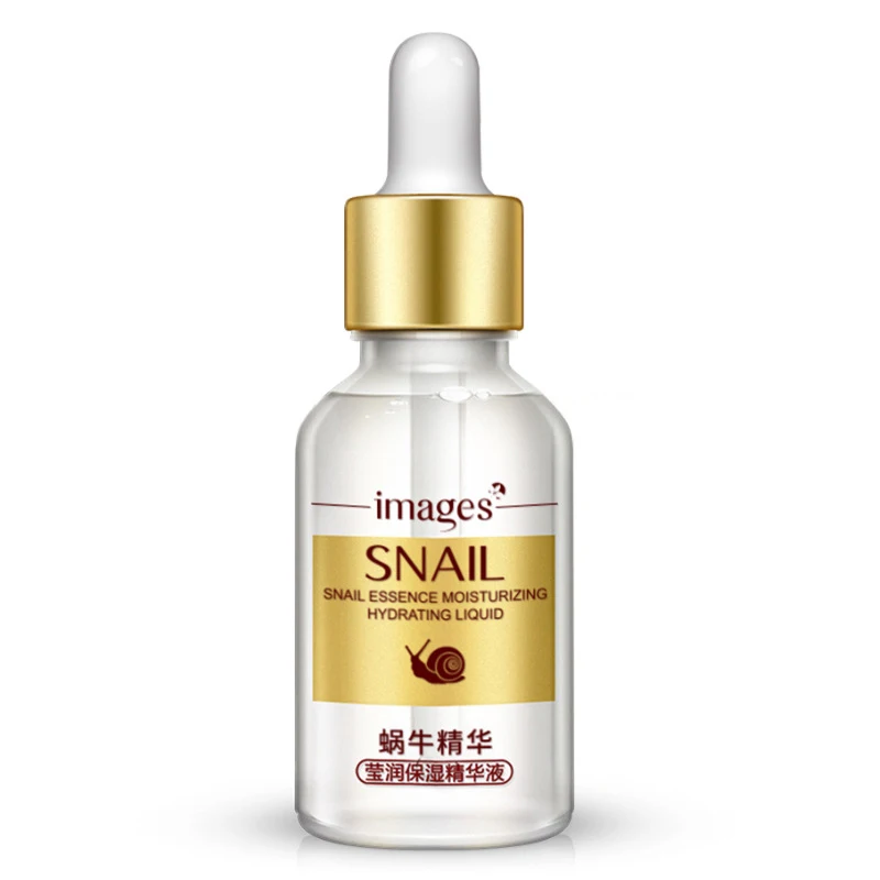 OEM Images Snail Extract Moisturizing Nourishing Essence Liquid Make Skin Tender Smooth Face Care Serum