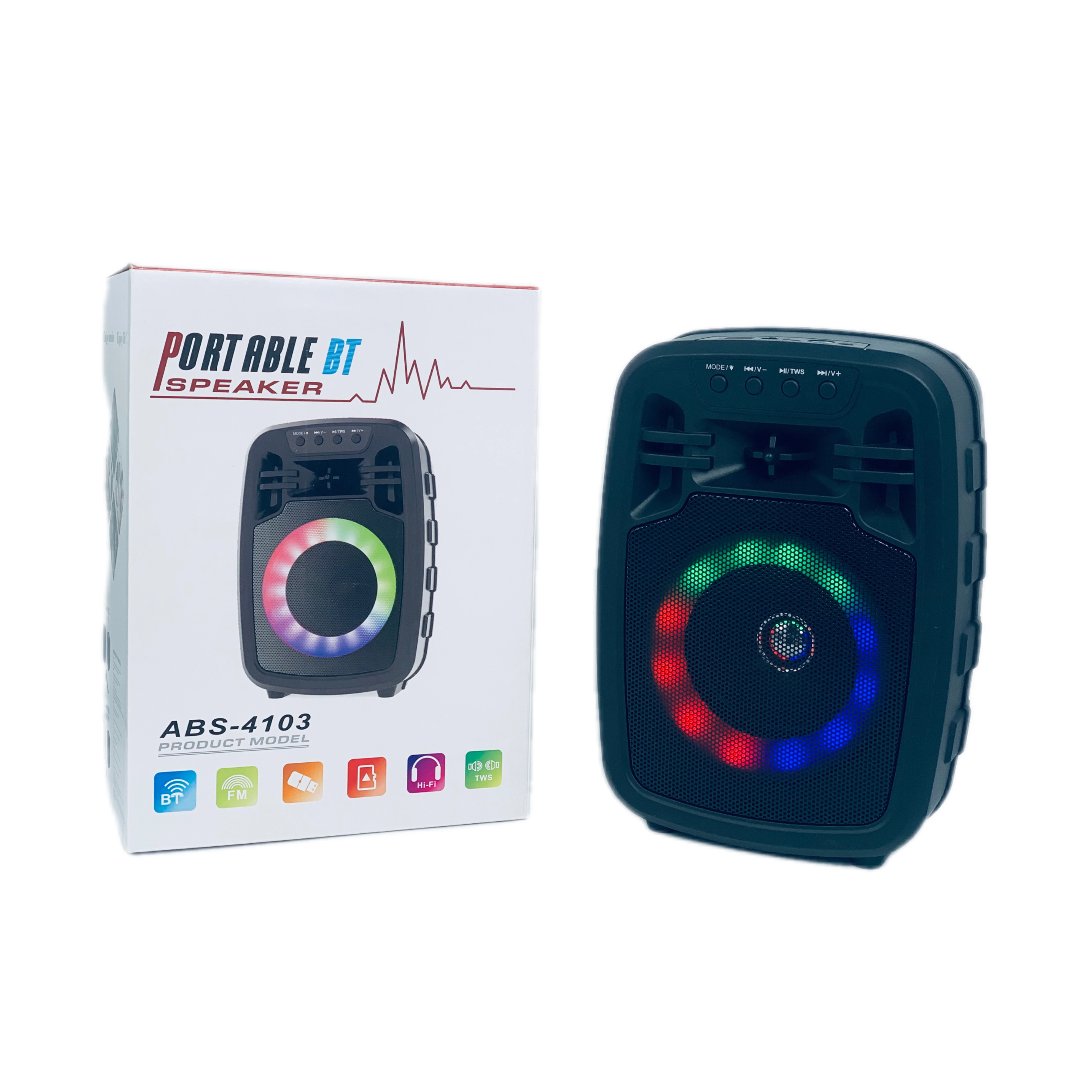 ABS-4103 Portable Speaker - Perfect for Outdoor Karaoke