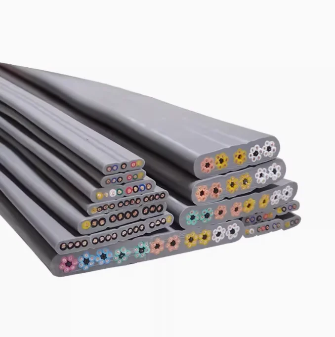 Copper Conductor Rubber Sheathed H07VVH6-F 450/750V Low Voltage Flat Flexible Cable,YVFB YVFBG YVFBP Power Cable