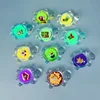 Tortuga navideña que brilla en la oscuridad, 10 colores (colores mezclados)