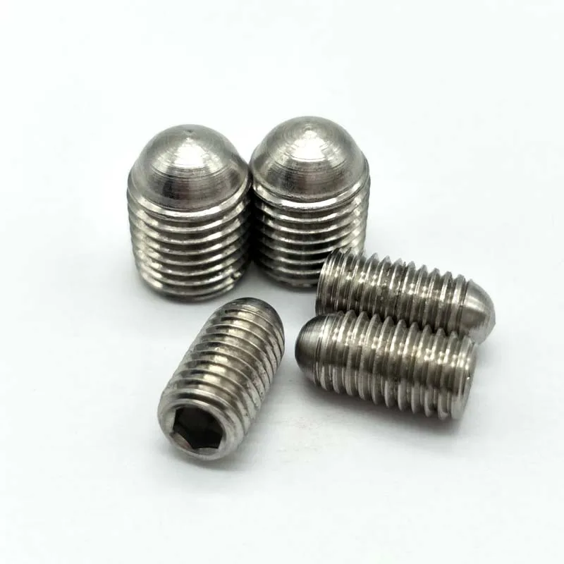 Wholesale M2 M2.5 M3 M4 M5 M6 Stainless Steel 304 Hex Socket Spring Plunger Ball Point Set Screws