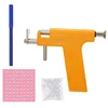 Pistola de oído naranja + 98Ear Stud + tapones para los oídos