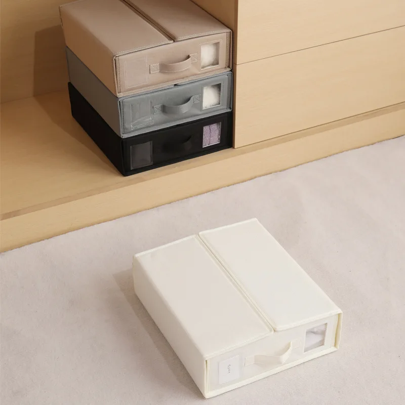 Foldable Bed Sheet Organizer Storage Bins Bed Sheet Set Organizer Oxford Closet Storage for Bedding Organizer