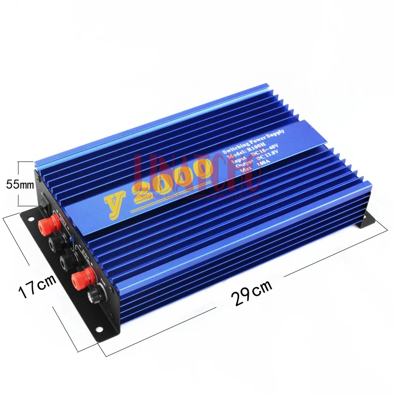 Автомобильный блок питания Y2000 MAX 100A 24V-40V до 13 8 V двусторонний стабилизированный
