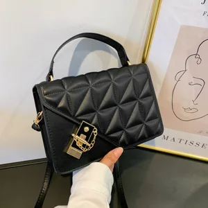 KALANTA Winter Fashion Simple Style Handbags Women Supplier Design Solid Color Square Female Shoulder Small Ladies Crossbody Bag