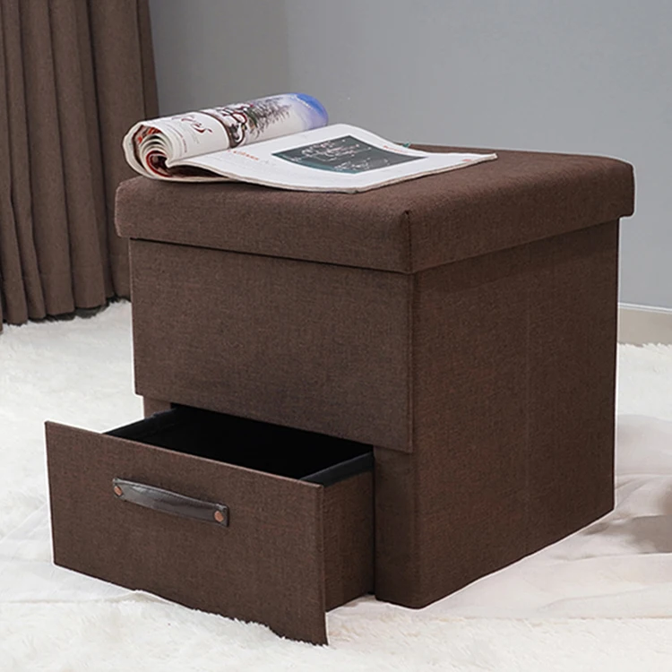 Folding Storage Foot Rest Stool Ottoman Bench Design Colourful Folding Storage Ottoman Bench With Drawers