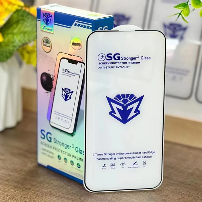 9h 3D 5D 6D 9D полное изогнутое покрытие оптовая продажа защита экрана телефона из закаленного стекла для iphone 14 13 12 11 Pro max xs xr x 8