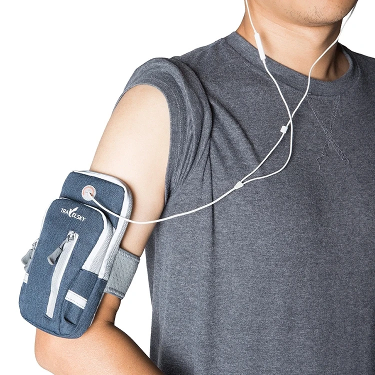 Travelsky воздухопроницаемая водостойкий мобильного телефона нарукавные повязки для спортивная сумка