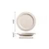 Disque anglais blanc cassé de 10 pouces