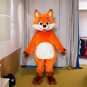 Shengye Custom Cartoon Animal Fox Holiday Parade Events Inflatable Mascot Costume Outdoor Halloween Anime Costume for Adults