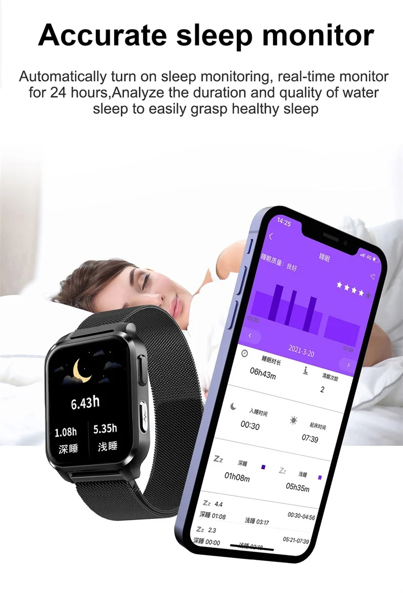 2022 Hot Body Temperature ECG Monitor Smart Watch E90 with ECG PPG Heart Rate Full Touch Smartwatch APP Smarthealth (18).jpg