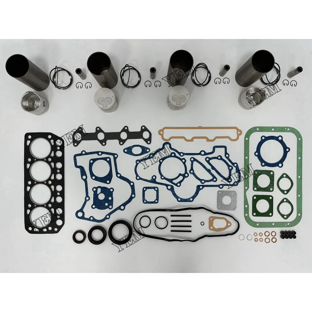 Original Quality K4E Engine Overhaul Kit With Cylinder Piston Rings Liner Full Gasket Kit for Mitsubishi