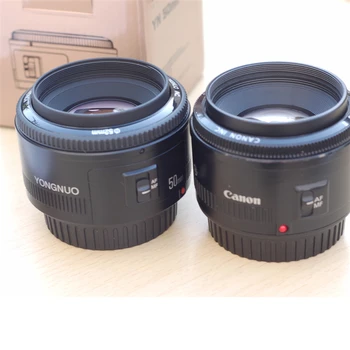 High Quality YONGNUO YN50mm YN50 F1.8 Camera Lens EF 50mm AF MF Lens Aperture for Canon product image