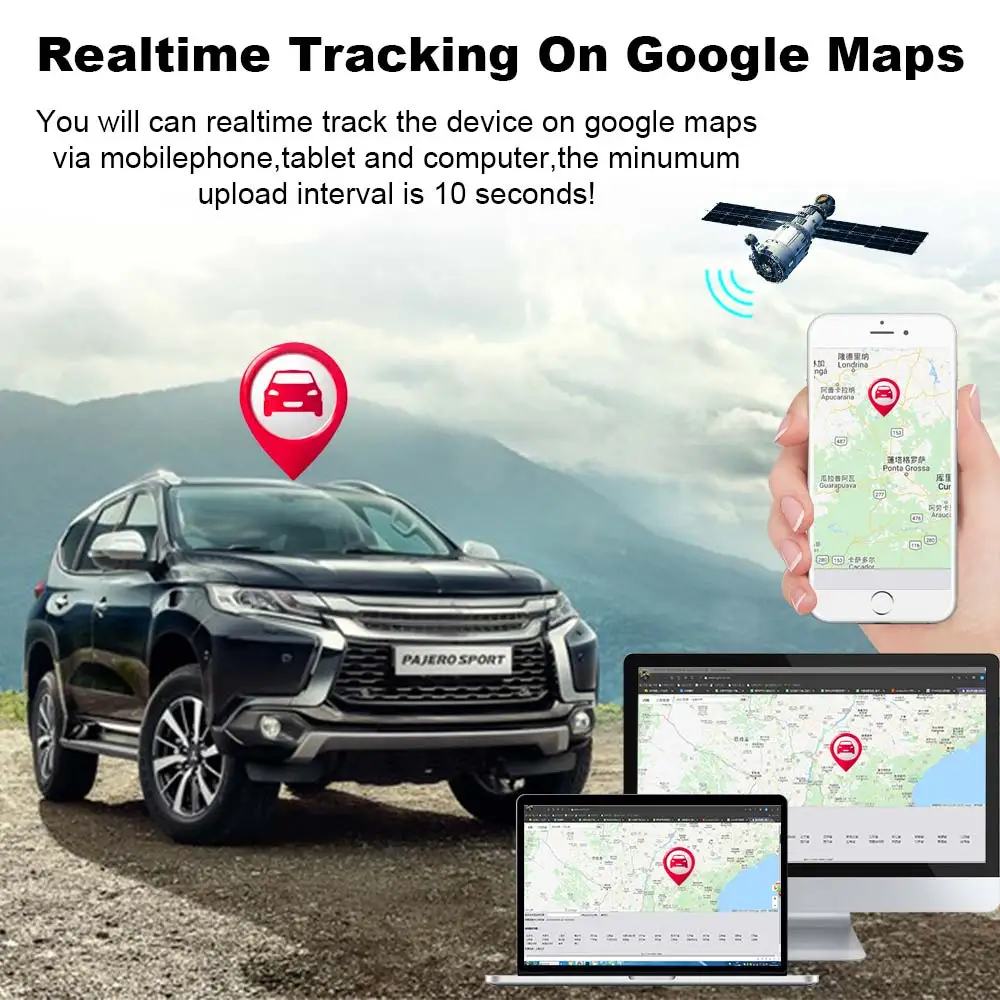4G GPS Tracker TK818 TKSTAR Mini Car Charger System Fast USB Charging GPS With PC Track View for Vehicle Use