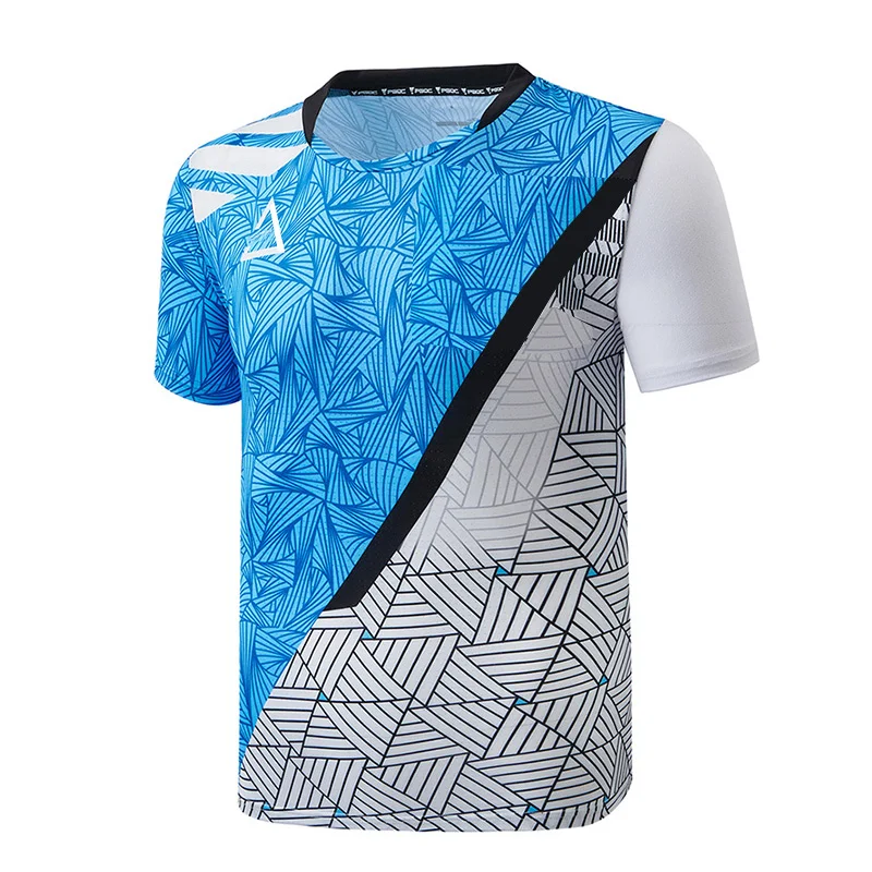 Sweat Absorbing Sunscreen Loose and Comfortable Personal Custom Sublimated Badminton Jersey