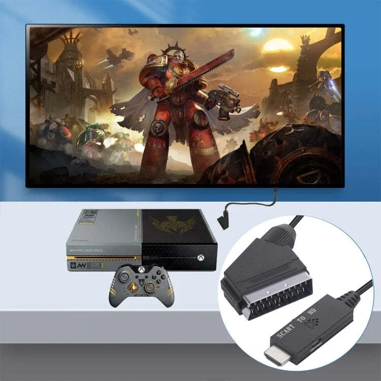 1080P 60Hz 720P 60Hz HD Video Converter SCART to HD Multimedia Adapter