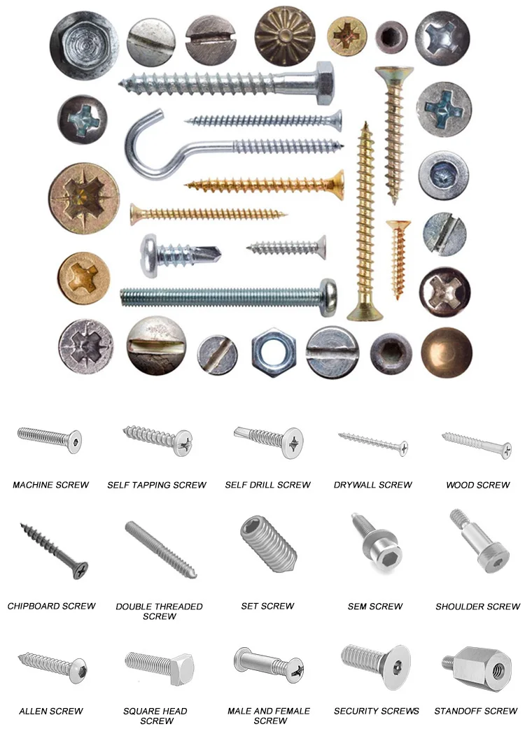 Din7504 Self-drilling Screw Stainless Steel Hex Head Self Drilling 