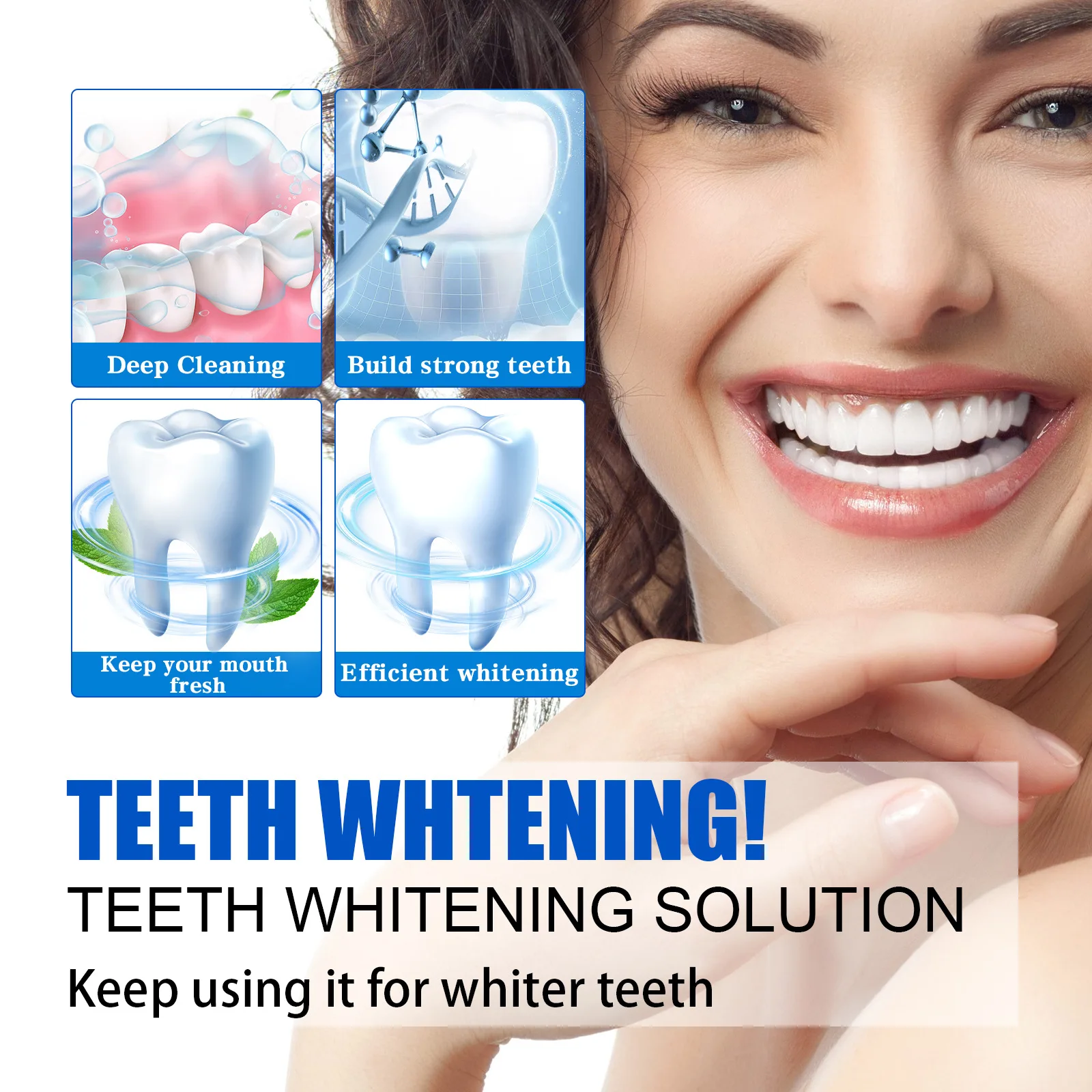 JAYSUING Teeth Whitening Serum 10ml Deep Cleansing Tea & Coffee Stains Removal Tooth Care Product