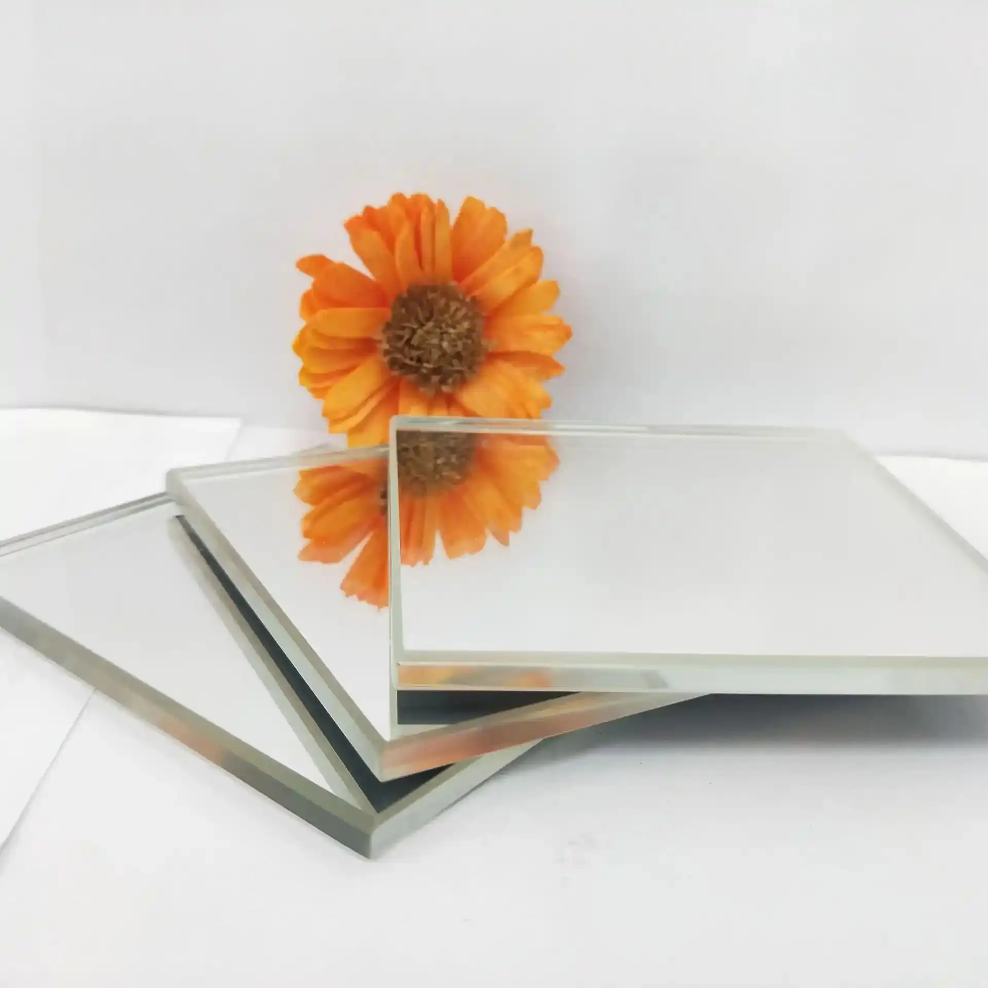 Factory Price 1.8mm 2mm 3mm 4mm 5mm Full Length Size Silver Mirror Glass Sheet for Bathroom Wall Decor