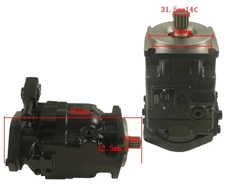 Hydraulic Pump 1673541 for Hyster H32XM-12 | New Forklift Parts ...