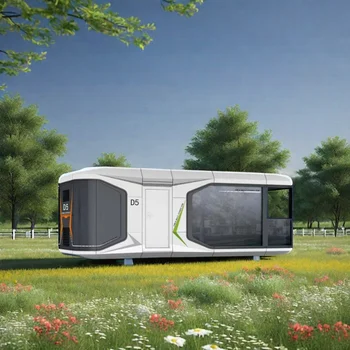 Cymdin 20ft Modern Luxury Prefabricated Living Space Mobile Ready Luxury Hotel Capsule House for Camping Container Houses