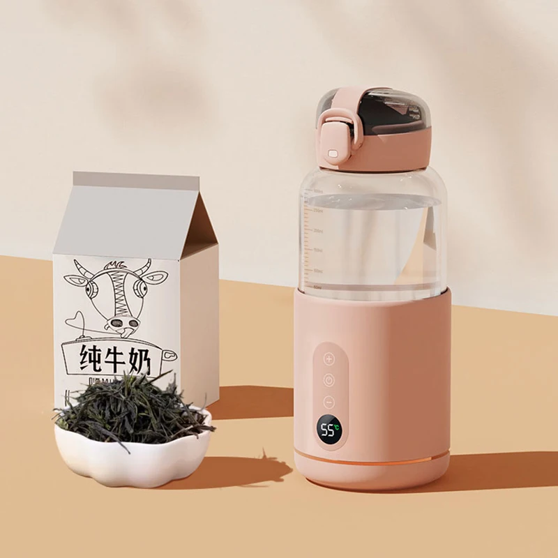 Portable Smart USB Charging Quick Cooling Cup Car Heating Cup Travel Hot and Cold Water Bottle