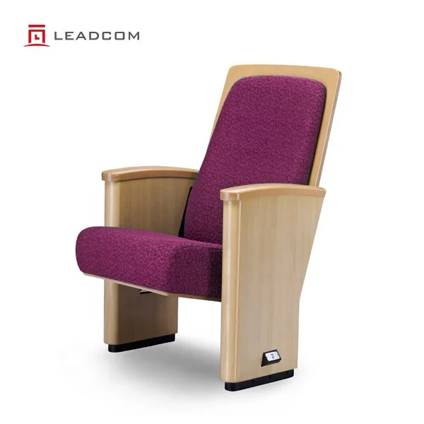 Leadcom TLS-617EA Synagogue Chair Worship Auditorium Seating Theater Furniture Manufacturer for Sale