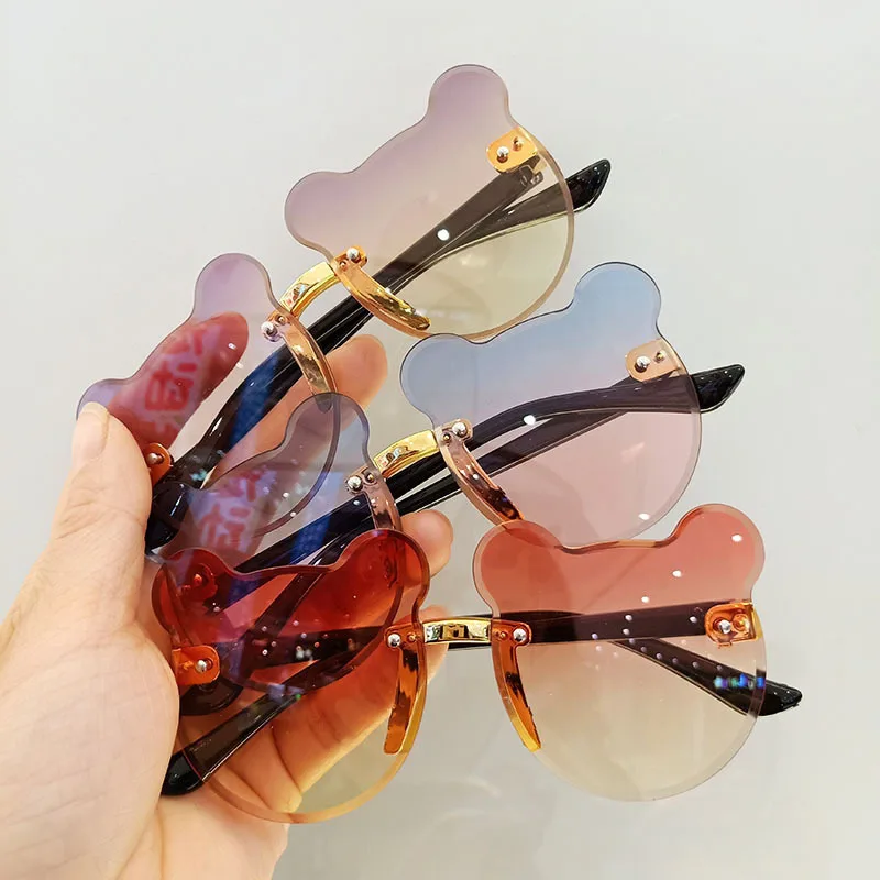 Trendy Kids Bear Shape Sunglasses