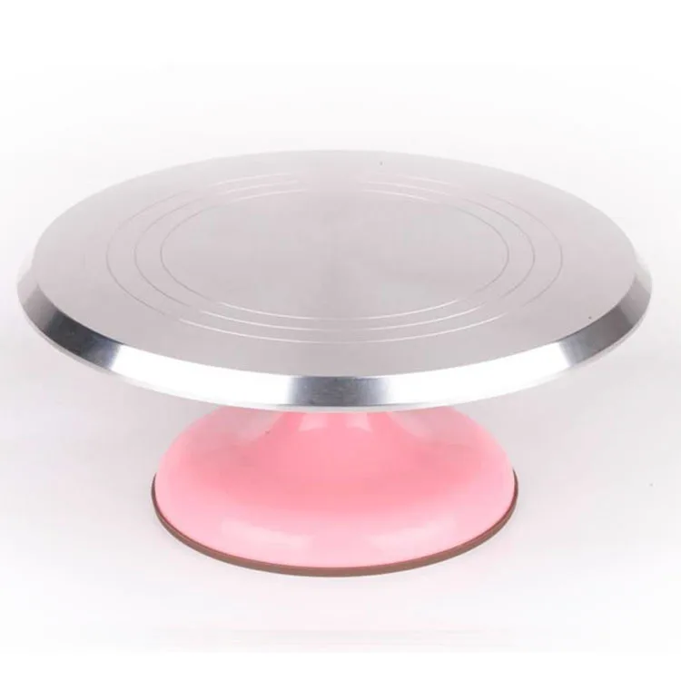 Aluminum Alloy Cake Stand Rotating Cake Decoration Turntable Tools ...