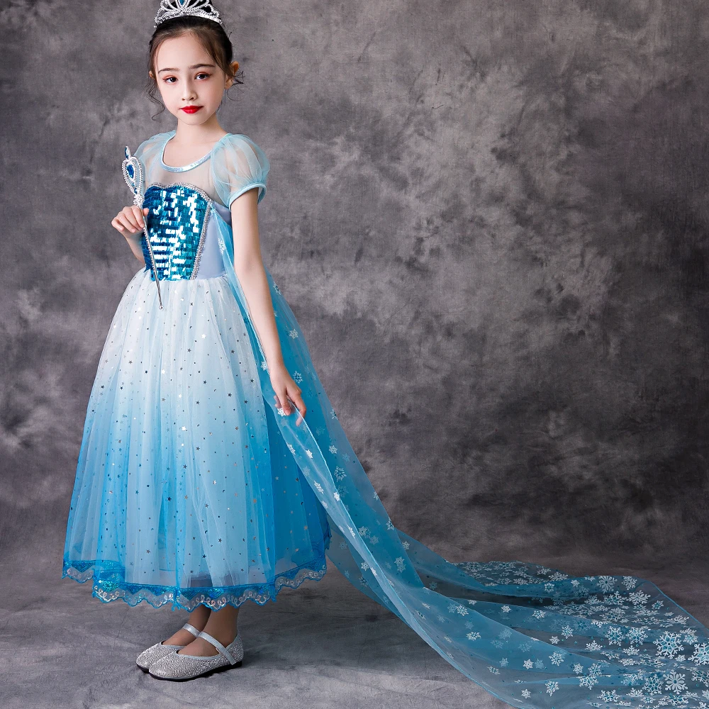 FROZEN ELSA THEAM BIRTHDAY DRESS - SPECIAL OCCASION DRESS FOR BABY- BABY  FROCK CUTTING & STITCHING - YouTube