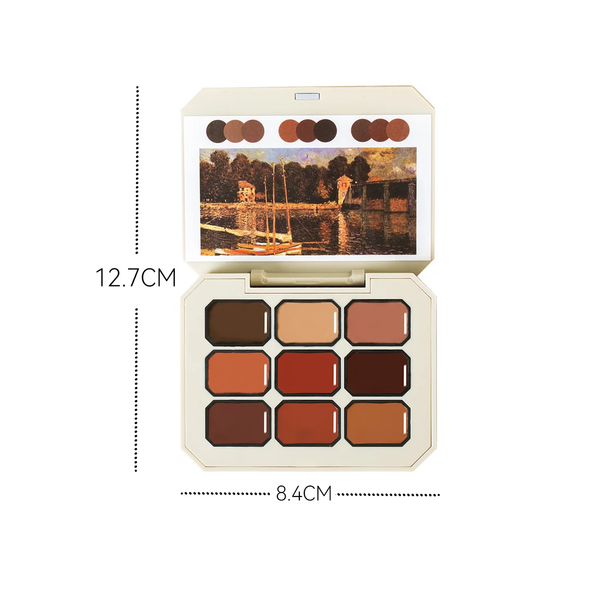 9 colors Private Label Solid Nail Gel Palette For Nail Art Design Uv Led Soak Off Solid Cream Mud Resin Uv Gel manufacture