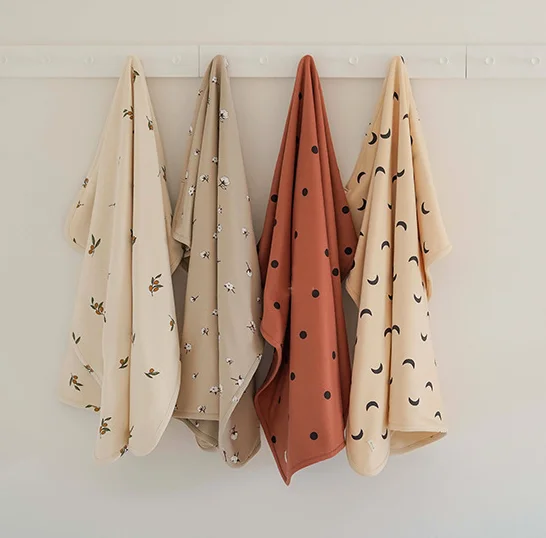 
 Супер мягкое бамбуковое/из хлопка и спандекса; Из Пеленальное Одеяло Индивидуальный размер  