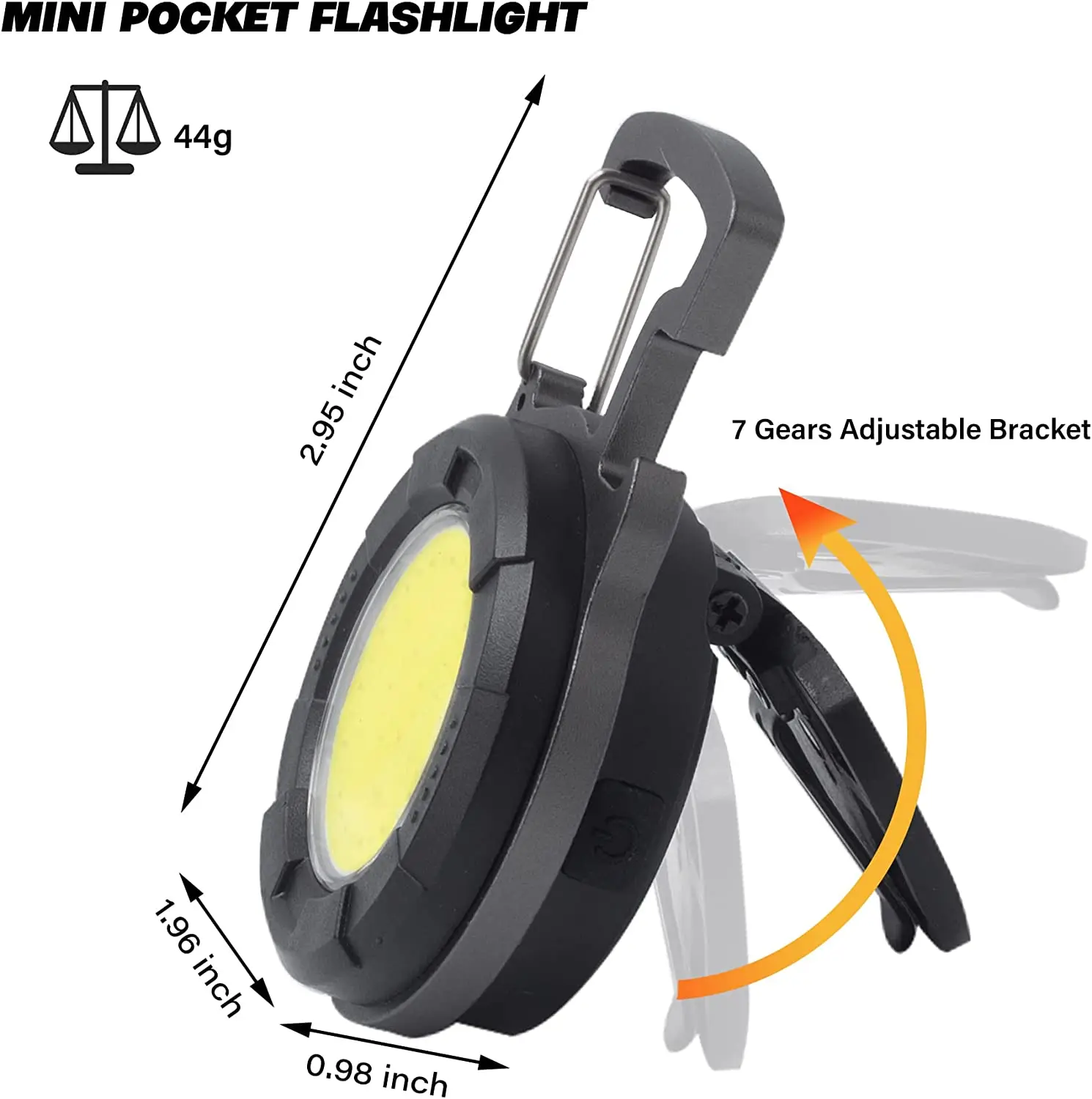 Portable Rechargeable LED Mini small COB Keychain Flashlights 4 Modes Work Light with Magnet Bottle Opener Fishing Camping factory