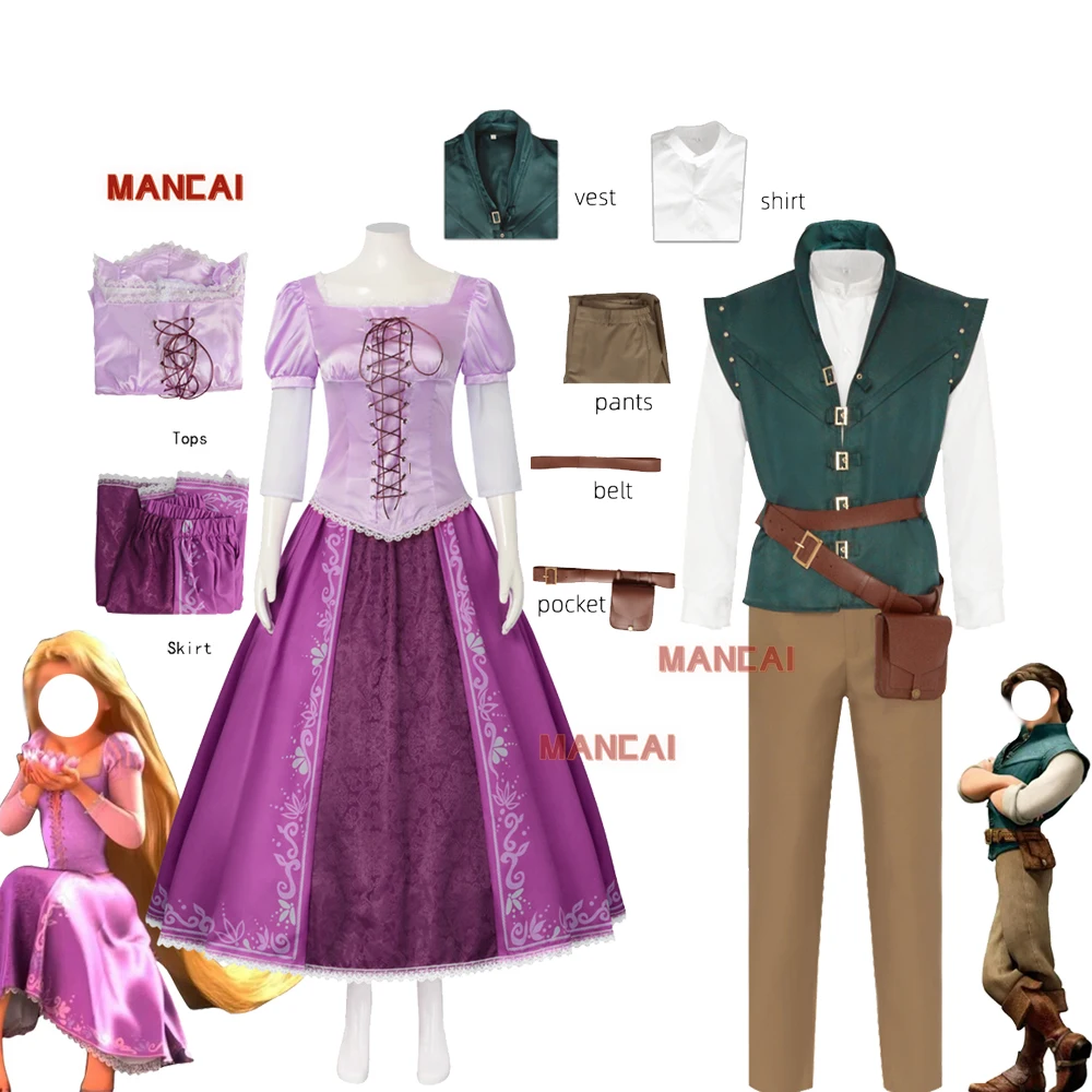 knee length dresses for ladies Enchanted Rapunzel – Little Adventures