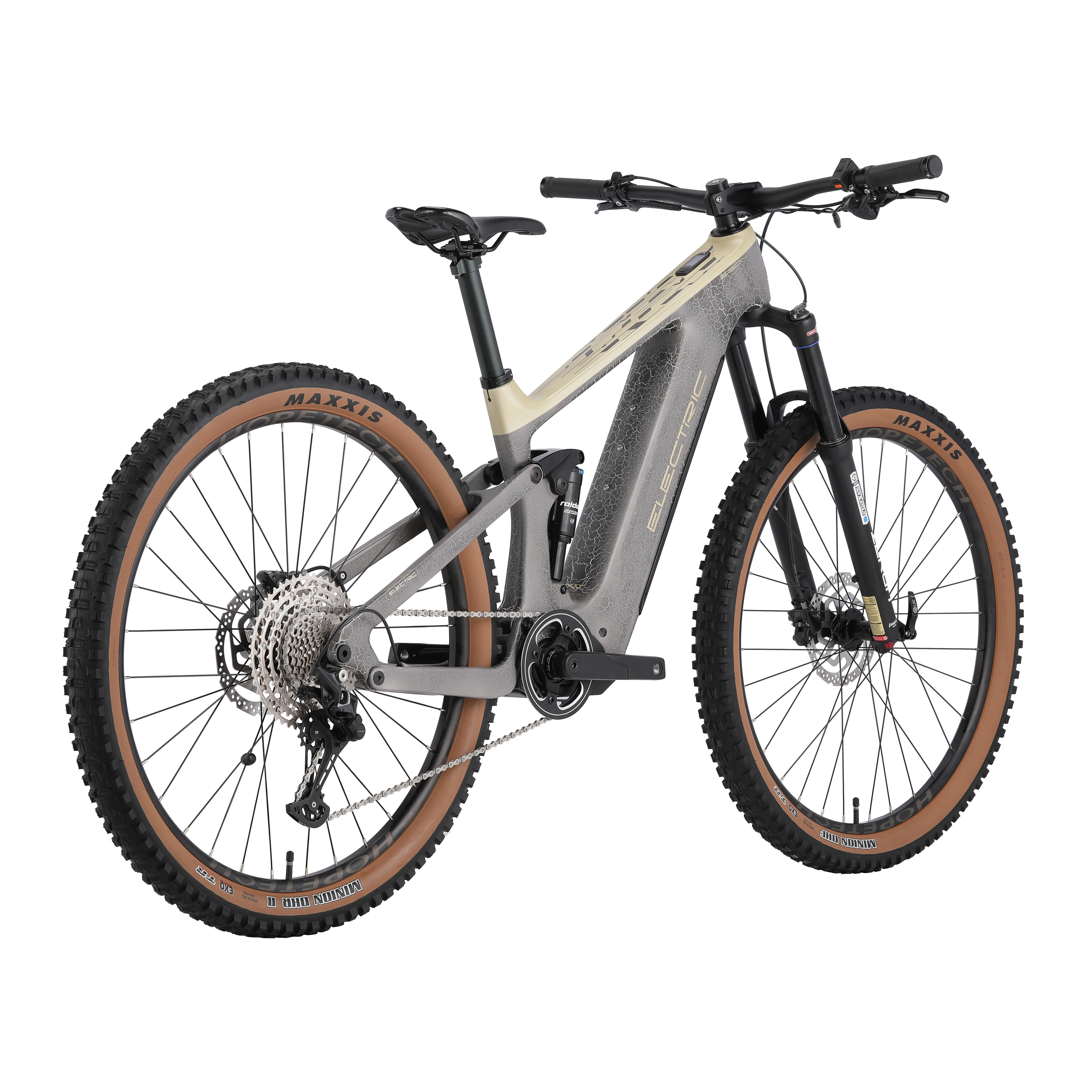 29 Carbon Fibre Electric Fat Tire Bike 350w Electric Mountain Bike With