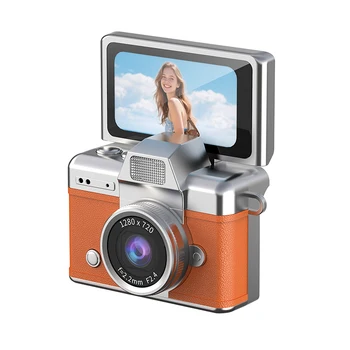 LK-027 Thumb Camera - Flip Screen Mini Camera - Student's Digital Vintage CCD High-Definition Portable Camera product image