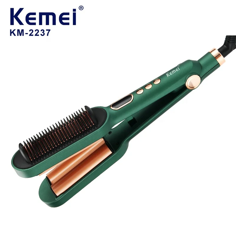 Kemei KM-2237 2-in-1 Hair Straightener Comb