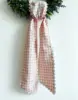 Petit plaid rose à bord blanc