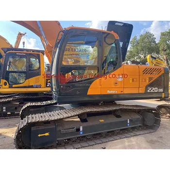 Free shipping second hand crawler excavator construction machine used hyundai 220-9s excavators in stock