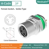 M8-A-3 female M11*1.0